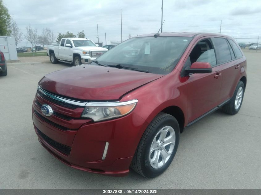 2013 Ford Edge Sel VIN: 2FMDK3JC2DBC07771 Lot: 30037888