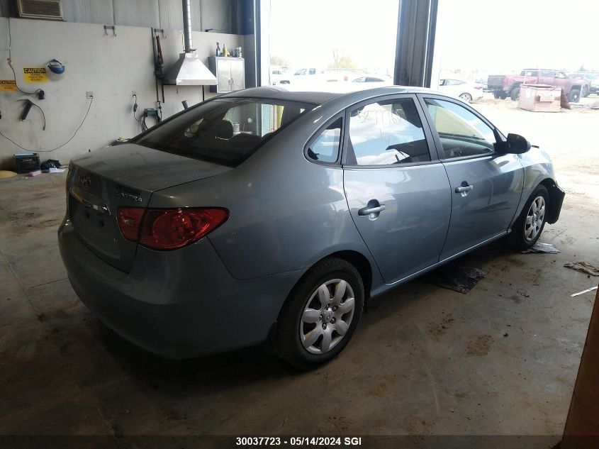 2010 Hyundai Elantra Blue/Gls/Se VIN: KMHDU4BD4AU916604 Lot: 30037723