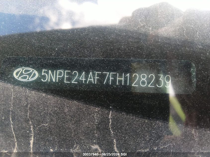 2015 Hyundai Sonata Se VIN: 5NPE24AF7FH128239 Lot: 30037940