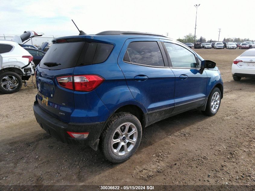 2018 Ford Ecosport Se VIN: MAJ6P1UL2JC202621 Lot: 30036622