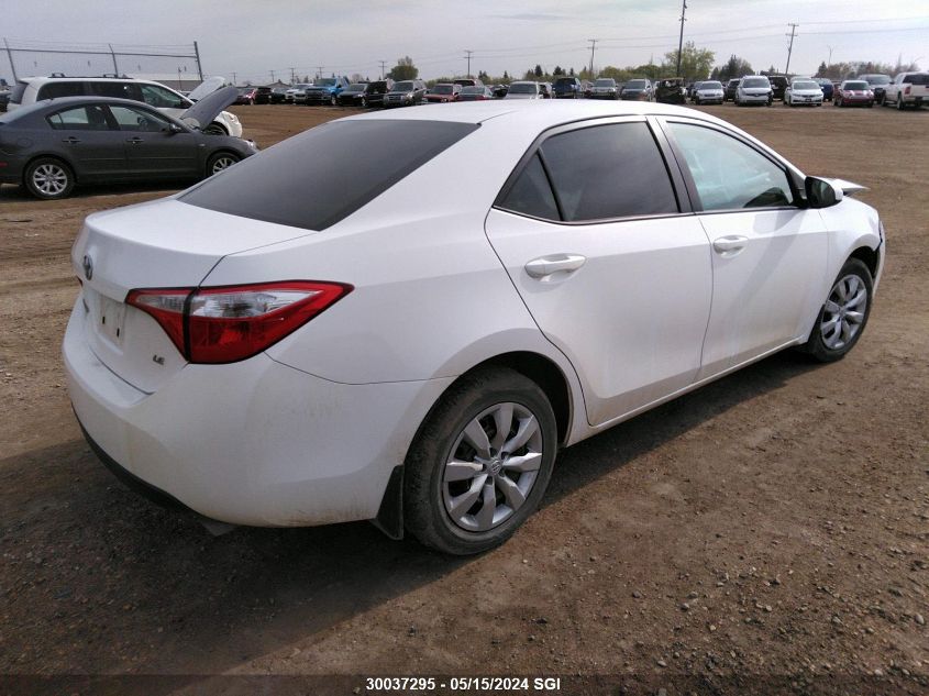 2015 Toyota Corolla L/Le/Le Pls/Prm/S/S Pls VIN: 2T1BURHE9FC423000 Lot: 30037295