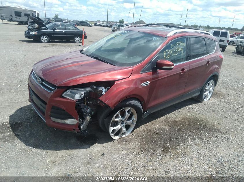 2014 Ford Escape Titanium VIN: 1FMCU9J99EUD11456 Lot: 30037954