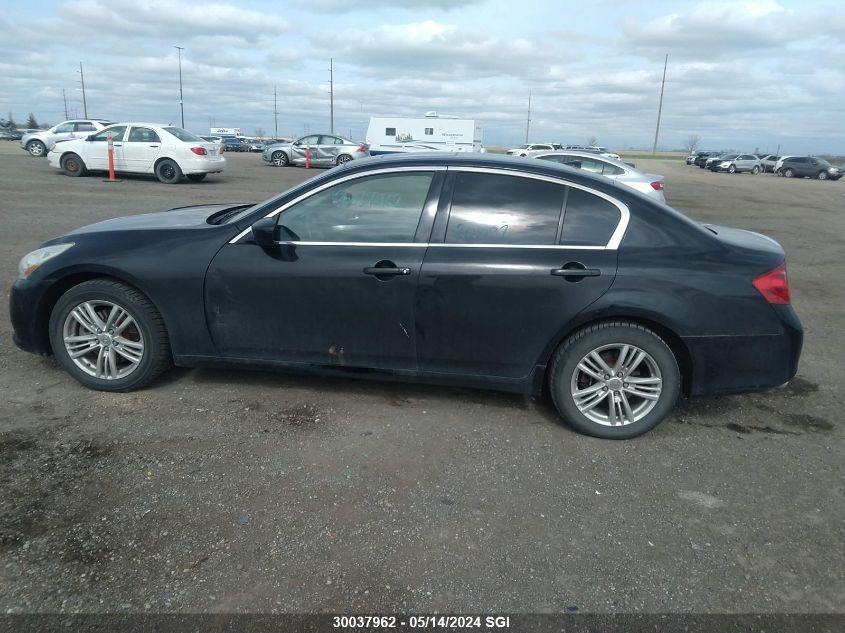 2011 Infiniti G37 VIN: JN1CV6AR1BM410979 Lot: 30037962