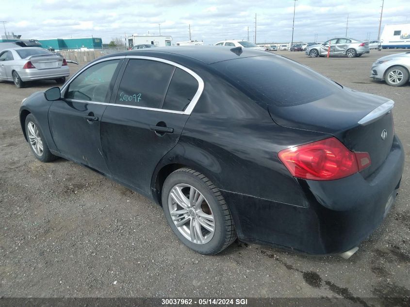 2011 Infiniti G37 VIN: JN1CV6AR1BM410979 Lot: 30037962