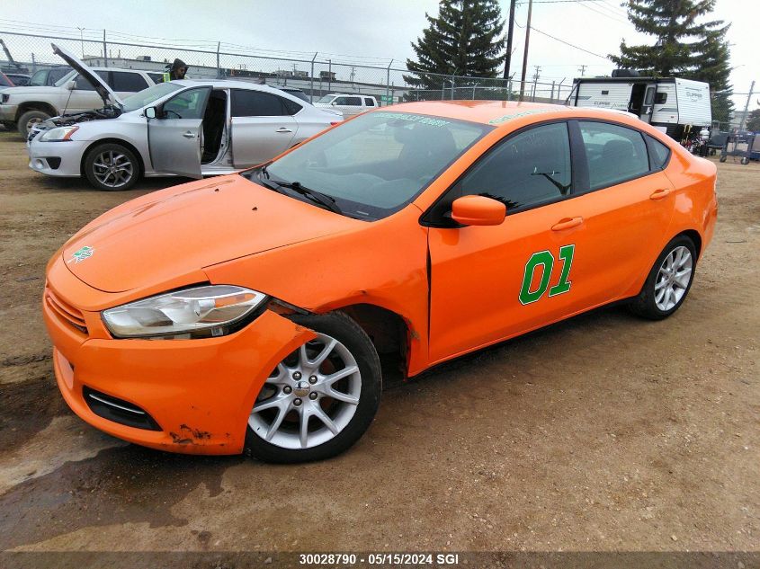 2013 Dodge Dart Sxt VIN: 1C3CDFBA7DD301202 Lot: 30028790