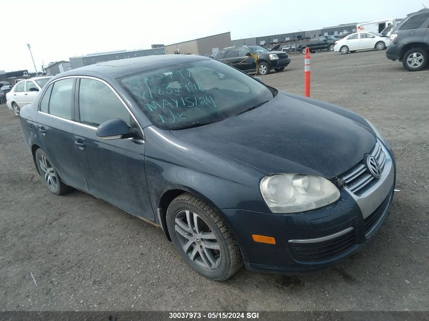 2006 Volkswagen Jetta Tdi Option Package 1 VIN: 3VWST71K16M834998 Lot: 30037973