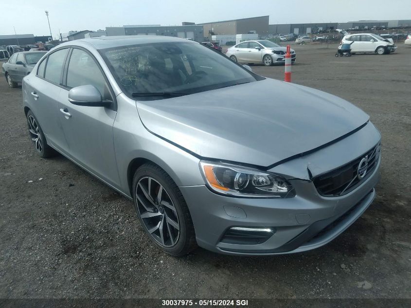 2018 Volvo S60 Dynamic VIN: YV149MTLXJ2450243 Lot: 30037975