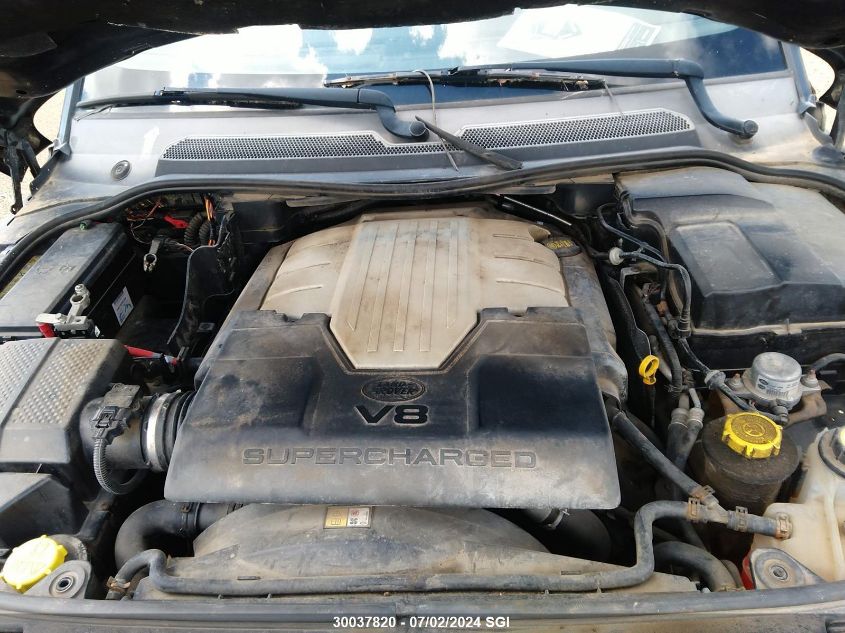 2008 Land Rover Range Rover Sport Supercharged VIN: SALSH23498A123595 Lot: 30037820