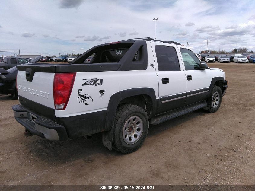 2005 Chevrolet Avalanche K1500 VIN: 3GNEK12T55G238837 Lot: 30036039