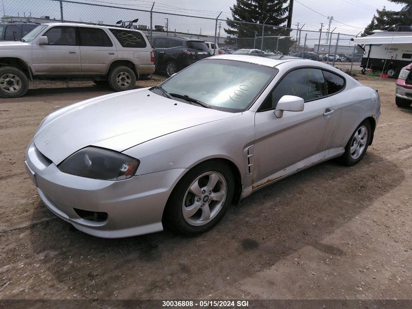 2005 Hyundai Tiburon Se VIN: KMHHN65D45U160073 Lot: 30036808