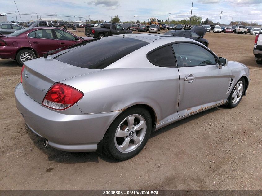 2005 Hyundai Tiburon Se VIN: KMHHN65D45U160073 Lot: 30036808