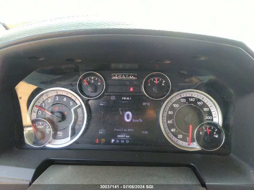 2017 Ram 3500 Laramie VIN: 3C63R3EL5HG631591 Lot: 30037141