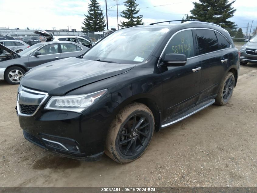 2016 Acura Mdx Elite VIN: 5FRYD4H83GB503606 Lot: 30037461