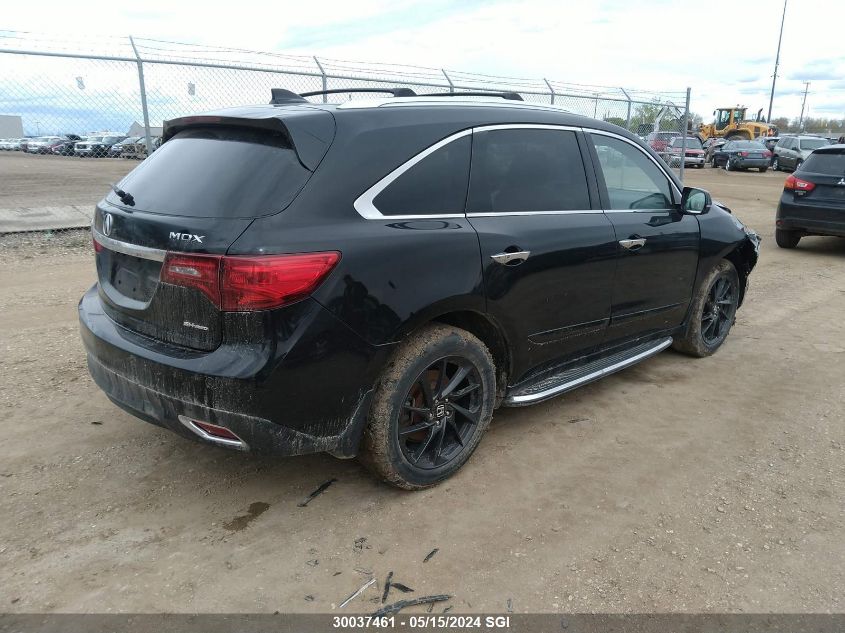 2016 Acura Mdx Elite VIN: 5FRYD4H83GB503606 Lot: 30037461