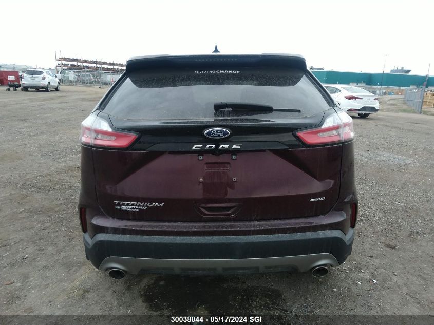 2022 Ford Edge Titanium VIN: 2FMPK4K96NBA15096 Lot: 30038044