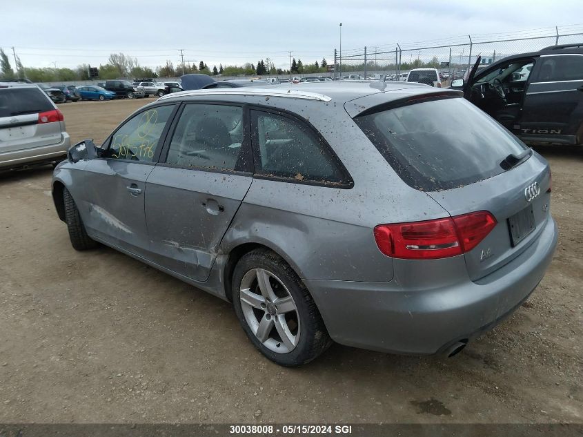 2009 Audi A4 2.0T Avant Quattro VIN: WAUVF68K59A203290 Lot: 30038008