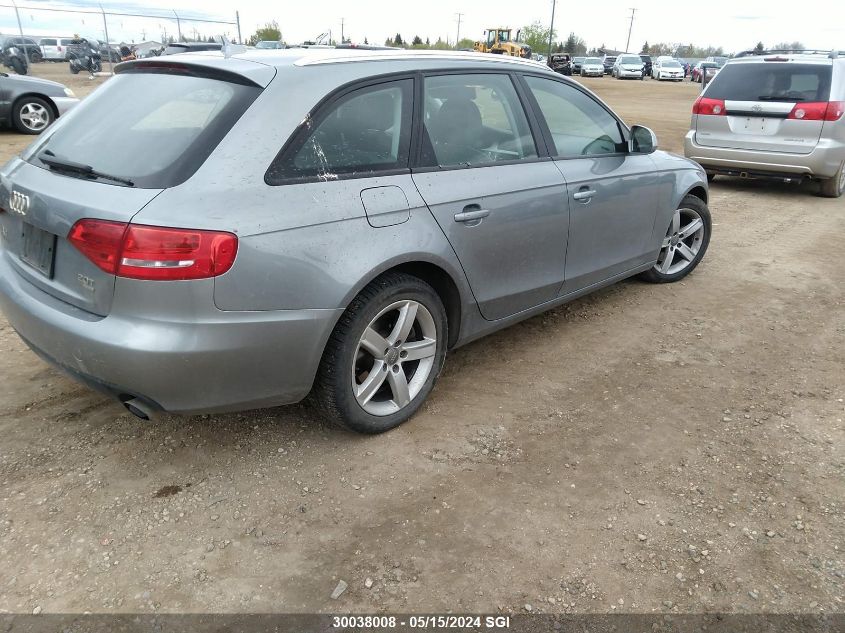 2009 Audi A4 2.0T Avant Quattro VIN: WAUVF68K59A203290 Lot: 30038008