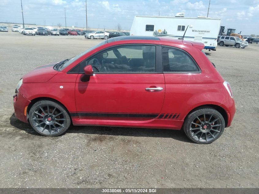 2012 Fiat 500 Sport VIN: 3C3CFFBR8CT128881 Lot: 30038046