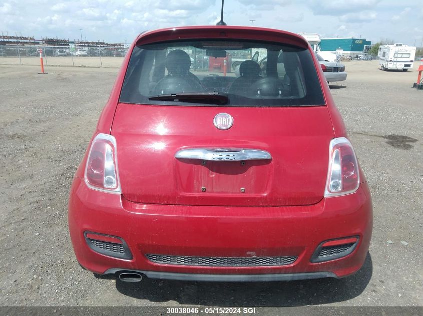 2012 Fiat 500 Sport VIN: 3C3CFFBR8CT128881 Lot: 30038046