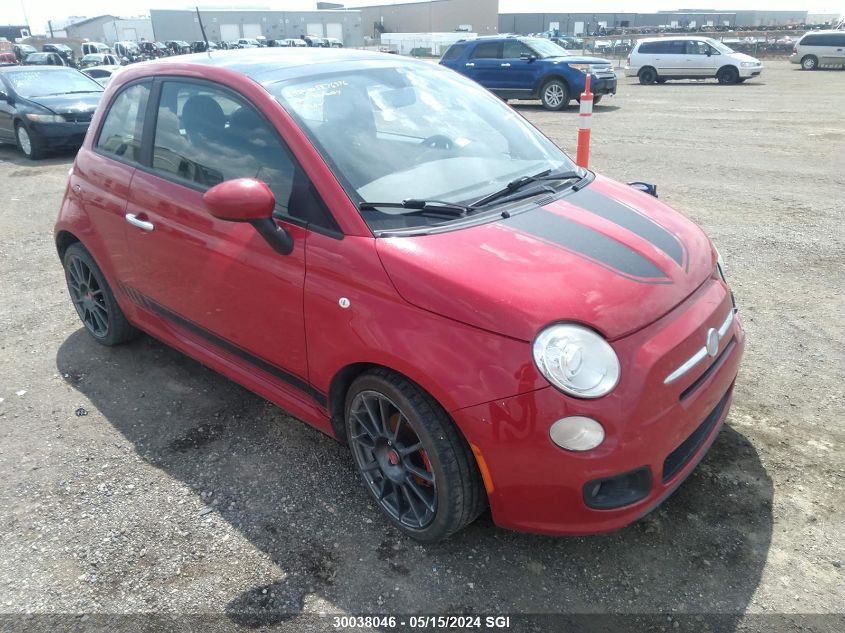 2012 Fiat 500 Sport VIN: 3C3CFFBR8CT128881 Lot: 30038046