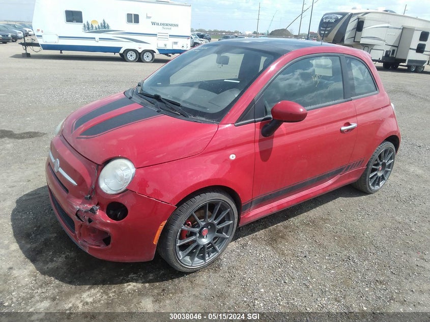 2012 Fiat 500 Sport VIN: 3C3CFFBR8CT128881 Lot: 30038046