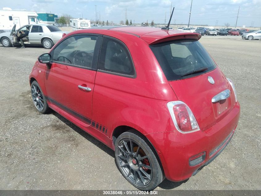 2012 Fiat 500 Sport VIN: 3C3CFFBR8CT128881 Lot: 30038046