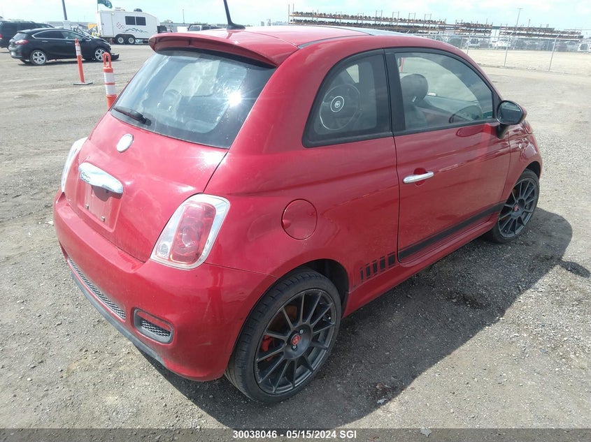 2012 Fiat 500 Sport VIN: 3C3CFFBR8CT128881 Lot: 30038046
