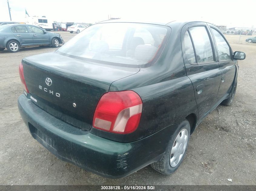 2000 Toyota Echo VIN: JTDBT1238Y0018416 Lot: 30038128