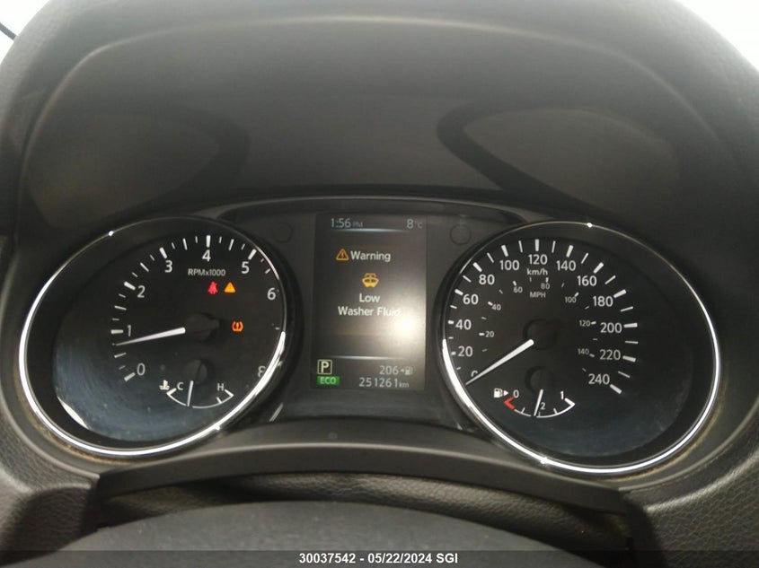 2017 Nissan Rogue Sv/Sl VIN: 5N1AT2MV7HC768416 Lot: 30037542