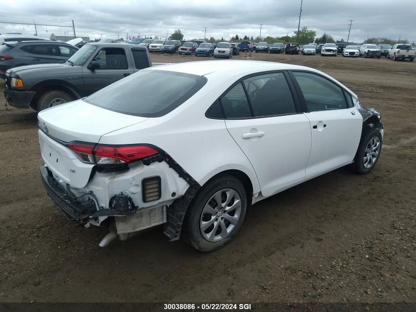 2021 Toyota Corolla Le VIN: 5YFBPMBE4MP254133 Lot: 30038086