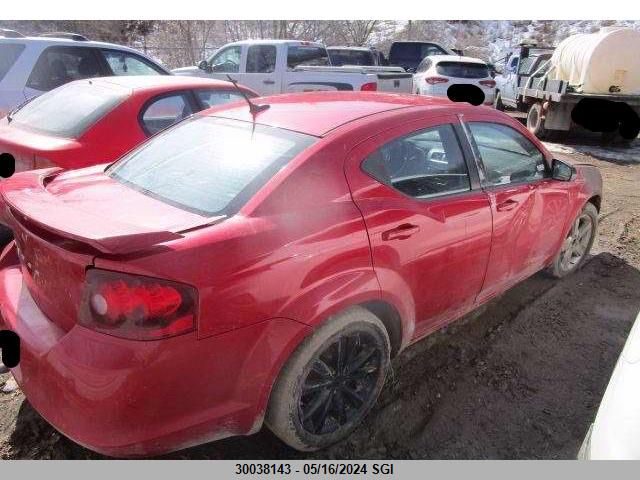 2013 Dodge Avenger Se VIN: 1C3CDZAB9DN697414 Lot: 30038143