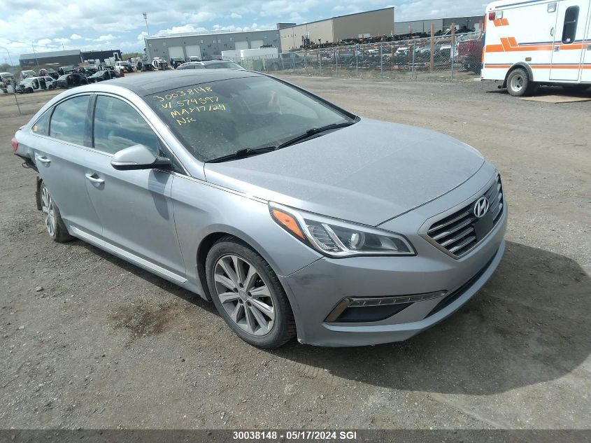 2017 Hyundai Sonata Sport/Limited VIN: 5NPE34AF5HH574597 Lot: 30038148