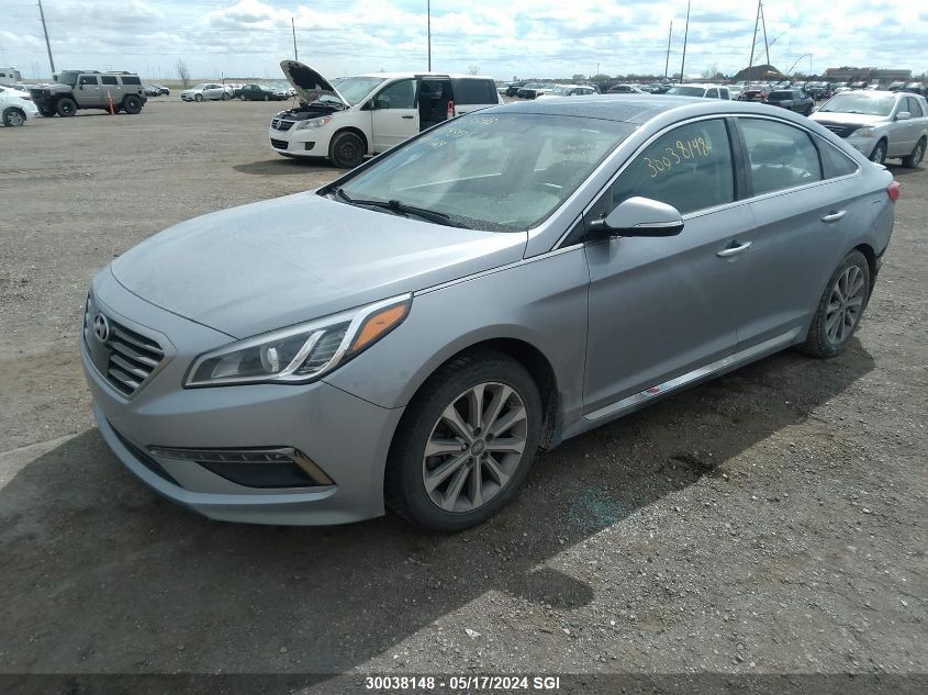 2017 Hyundai Sonata Sport/Limited VIN: 5NPE34AF5HH574597 Lot: 30038148