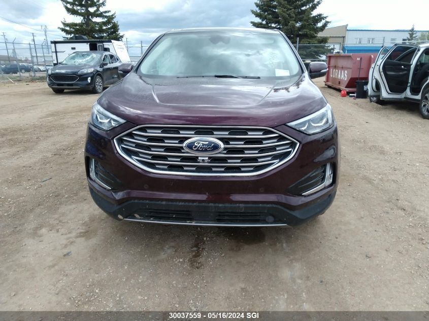 2022 Ford Edge Titanium VIN: 2FMPK4K93NBA38769 Lot: 30037559