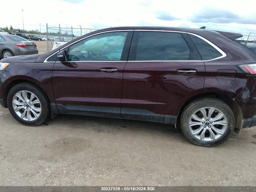 2022 Ford Edge Titanium VIN: 2FMPK4K93NBA38769 Lot: 30037559