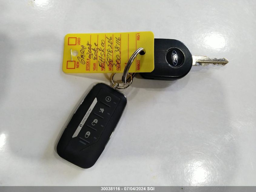 2008 Ford Edge Limited VIN: 2FMDK49C58BB25694 Lot: 30038116