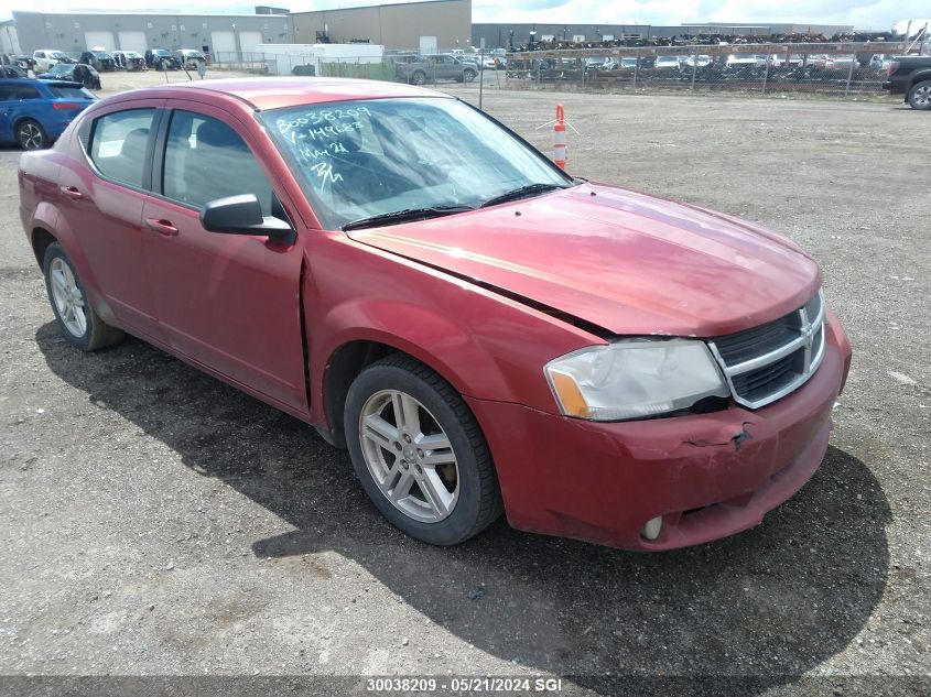 2010 Dodge Avenger R/T VIN: 1B3CC5FB7AN149683 Lot: 30038209