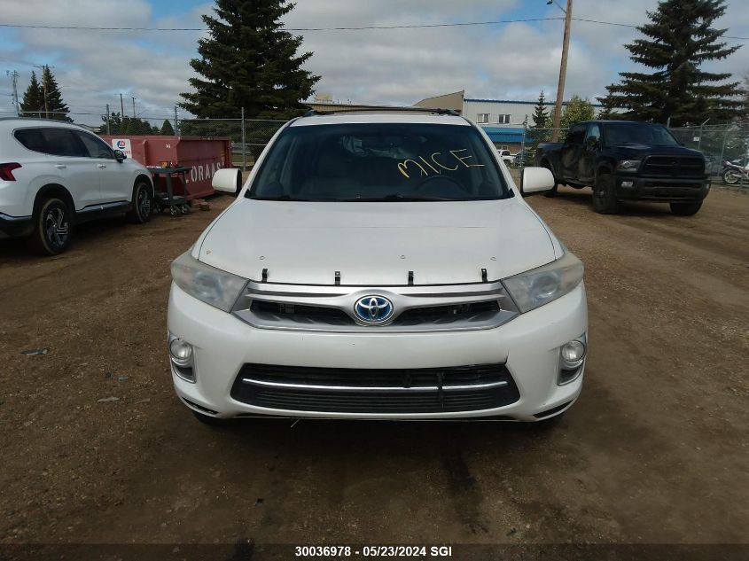 2012 Toyota Highlander Hybrid VIN: JTEBC3EH8C2004401 Lot: 30036978