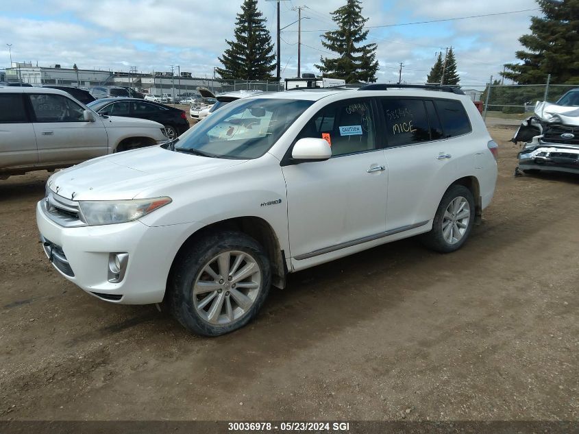 2012 Toyota Highlander Hybrid VIN: JTEBC3EH8C2004401 Lot: 30036978