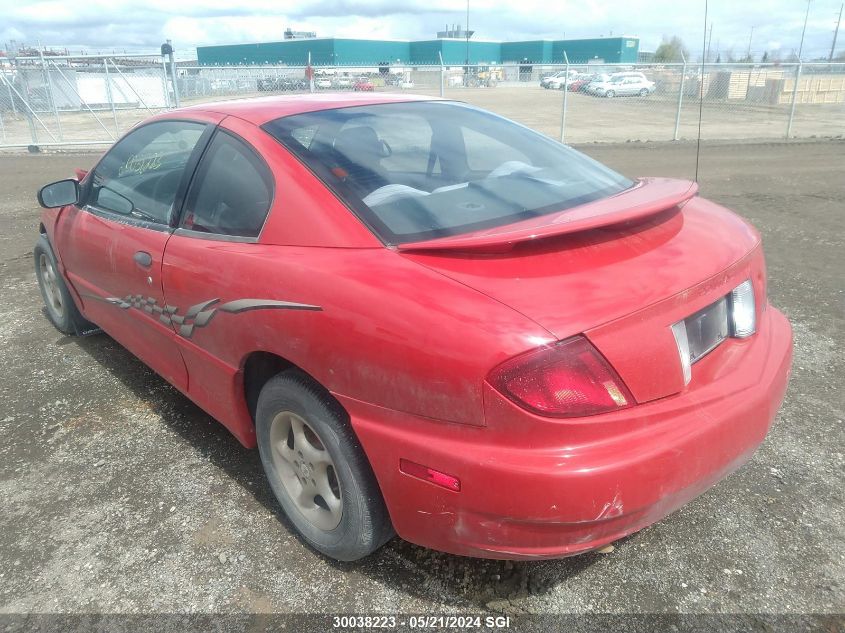 2003 Pontiac Sunfire VIN: 1G2JB12F537378417 Lot: 30038223