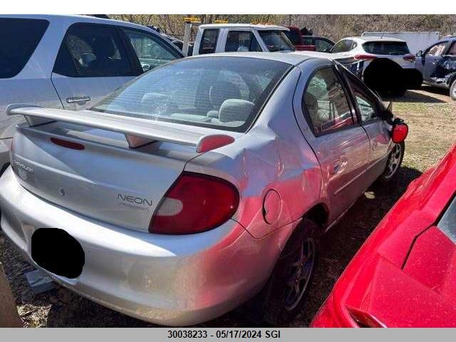 2001 Chrysler Neon VIN: 1C3ES46C71D283181 Lot: 30038233