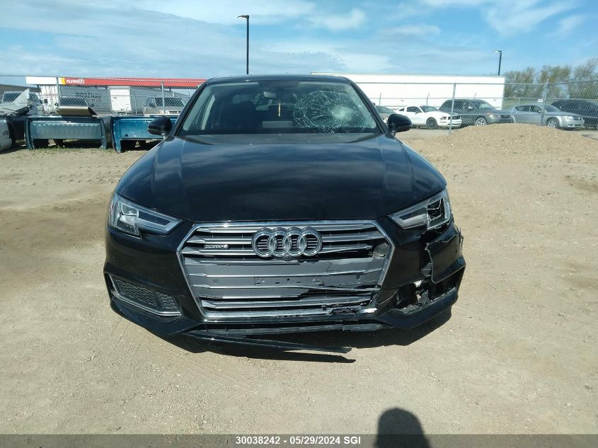 2019 Audi A4 Progressiv VIN: WAUBNAF44KA028064 Lot: 30038242