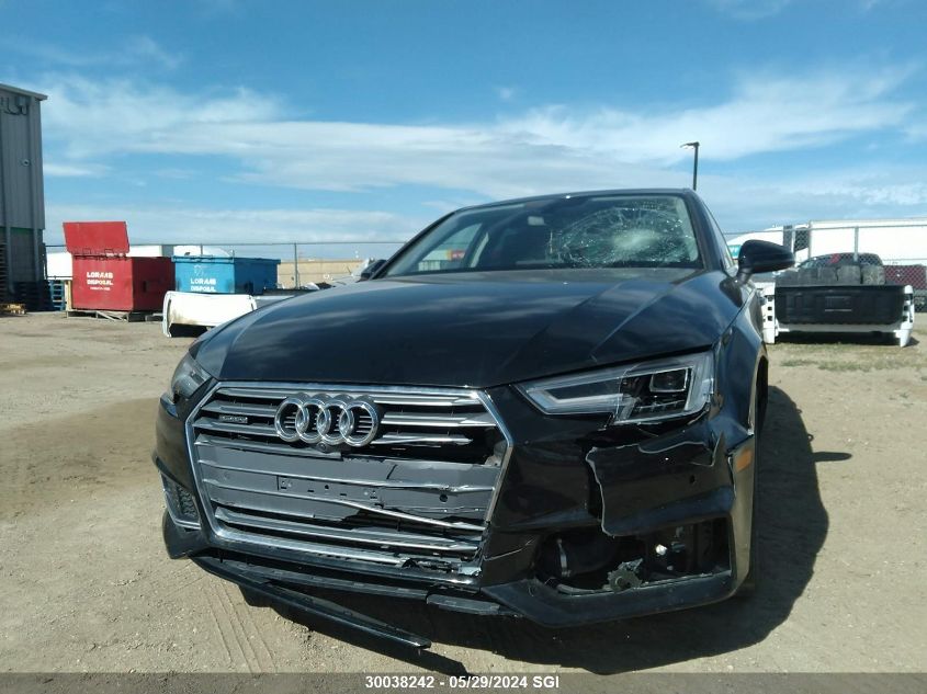 2019 Audi A4 Progressiv VIN: WAUBNAF44KA028064 Lot: 30038242