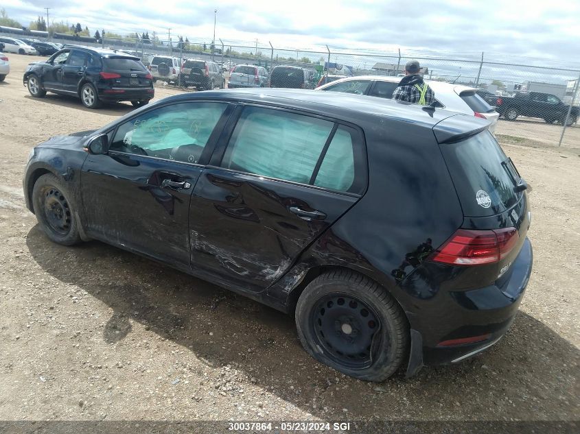 2019 Volkswagen Golf S/Se VIN: 3VWG57AU9KM032890 Lot: 30037864