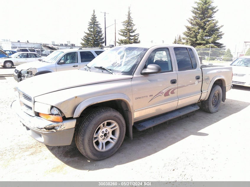 2002 Dodge Dakota Quad Slt VIN: 1B7HL48X92S676828 Lot: 30038260
