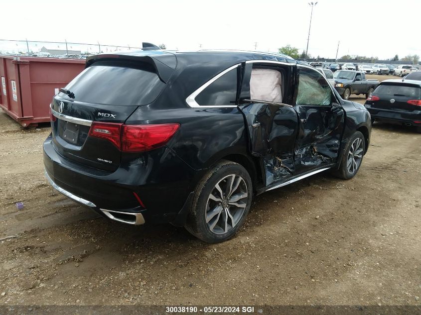 2019 Acura Mdx Advance VIN: 5J8YD4H8XKL804754 Lot: 30038190