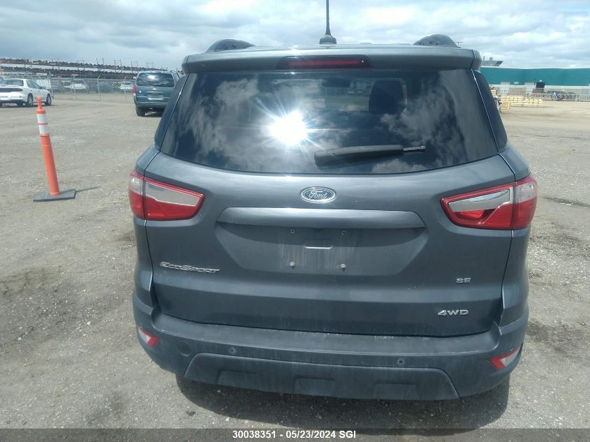 2018 Ford Ecosport Se VIN: MAJ6P1UL2JC162945 Lot: 30038351