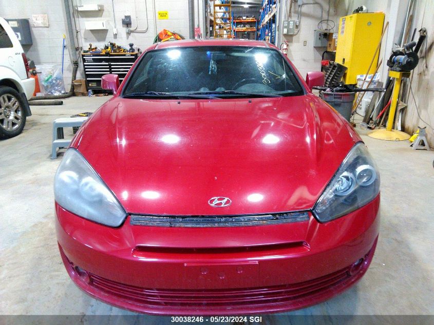 2008 Hyundai Tiburon Gs VIN: KMHHM65D28U276623 Lot: 30038246