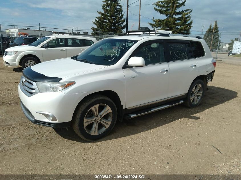 2012 Toyota Highlander V6 Limited VIN: 5TDDK3EH0CS136481 Lot: 30035471