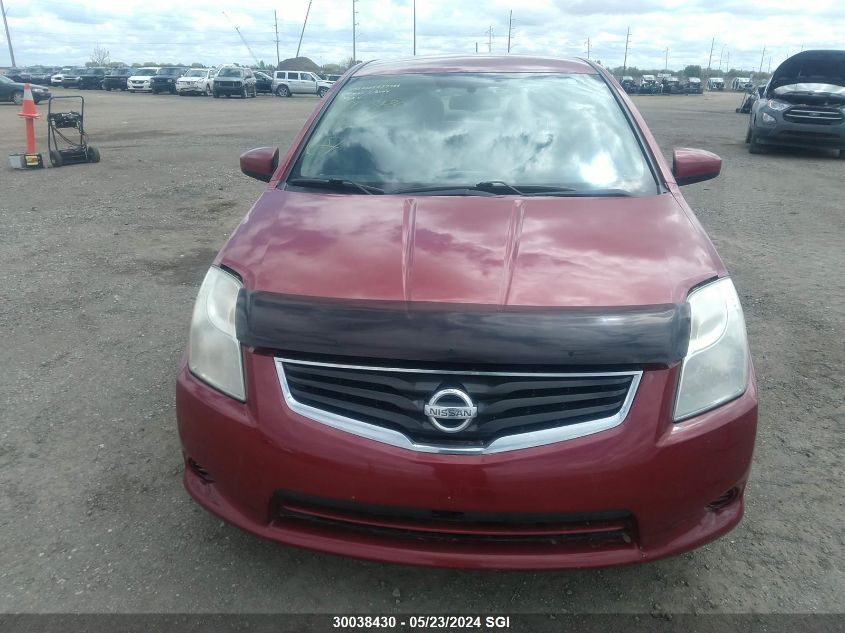 2010 Nissan Sentra 2.0/2.0S/Sr/2.0Sl VIN: 3N1AB6AP5AL691224 Lot: 30038430